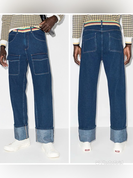 Wales Bonner Other - WALES BONNER Brixton Crochet-Waist Straight-Leg Jeans